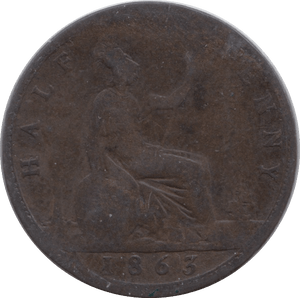 1863 HALFPENNY ( NF ) - Halfpenny - Cambridgeshire Coins