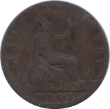 1863 HALFPENNY ( NF ) - Halfpenny - Cambridgeshire Coins