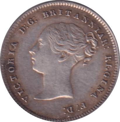 1863 MAUNDY FOURPENCE ( EF ) - FOURPENCE - Cambridgeshire Coins