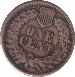 1863 ONE CENT USA - WORLD COINS - Cambridgeshire Coins