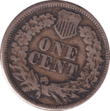 1863 ONE CENT USA - WORLD COINS - Cambridgeshire Coins