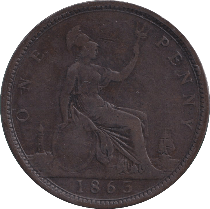 1863 PENNY ( FINE ) - PENNY - Cambridgeshire Coins