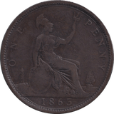 1863 PENNY ( FINE ) - PENNY - Cambridgeshire Coins
