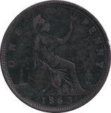 1863 PENNY ( GF ) - PENNY - Cambridgeshire Coins