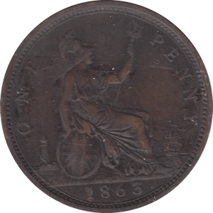 1863 PENNY ( GF ) - PENNY - Cambridgeshire Coins