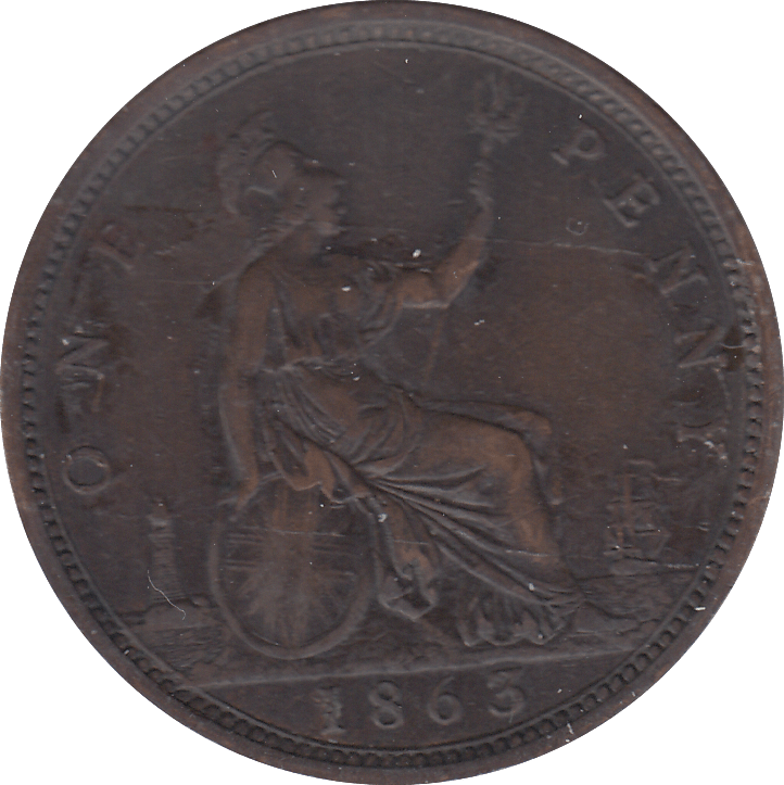 1863 PENNY ( GF ) - PENNY - Cambridgeshire Coins