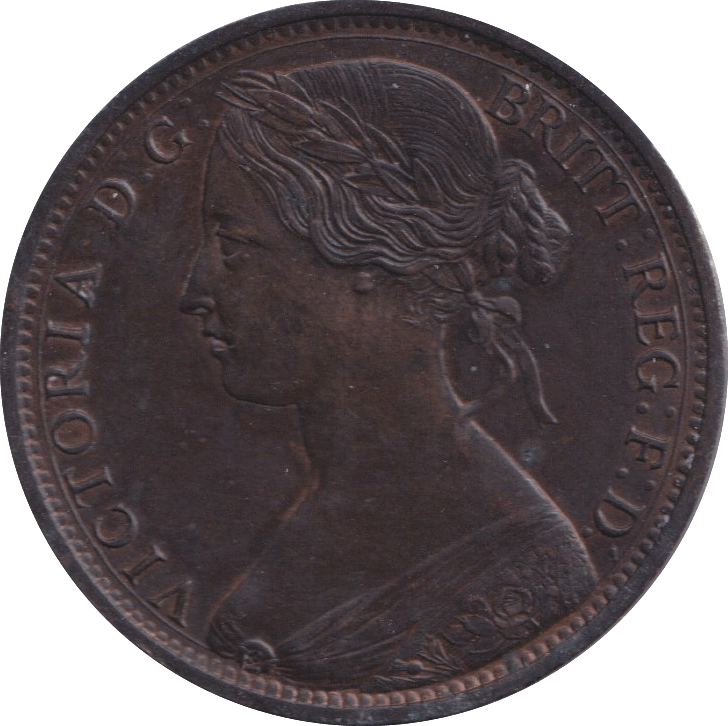 1863 PENNY ( UNC ) - PENNY - Cambridgeshire Coins