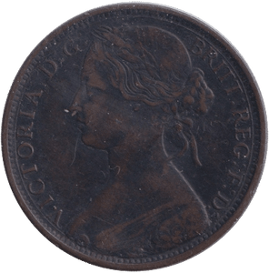 1863 PENNY ( VF ) - PENNY - Cambridgeshire Coins