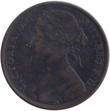 1863 PENNY ( VF ) - PENNY - Cambridgeshire Coins