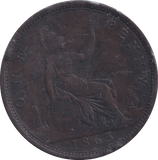 1863 PENNY ( VF ) - PENNY - Cambridgeshire Coins