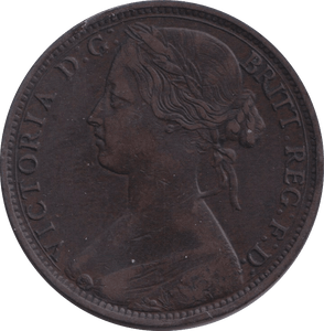 1863 PENNY ( VF ) - PENNY - Cambridgeshire Coins
