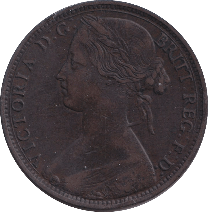 1863 PENNY ( VF ) - PENNY - Cambridgeshire Coins