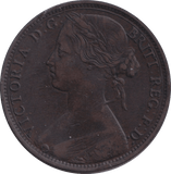 1863 PENNY ( VF ) - PENNY - Cambridgeshire Coins
