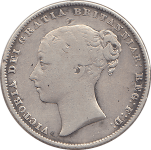 1863 SHILLING ( GF ) - SHILLING - Cambridgeshire Coins