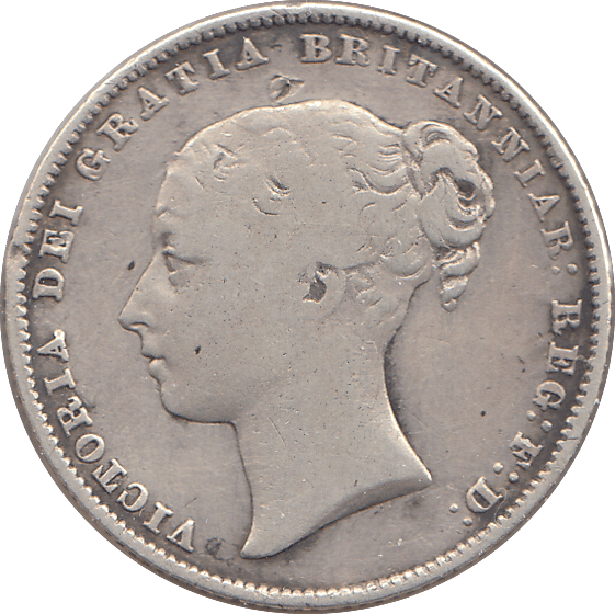 1863 SHILLING ( GF ) - SHILLING - Cambridgeshire Coins