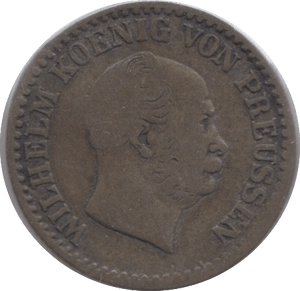 1863 SILVER ONE GROSCHEN PRUSSIA - SILVER WORLD COINS - Cambridgeshire Coins