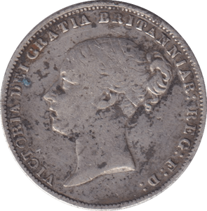 1863 SIXPENCE ( F ) - SIXPENCE - Cambridgeshire Coins