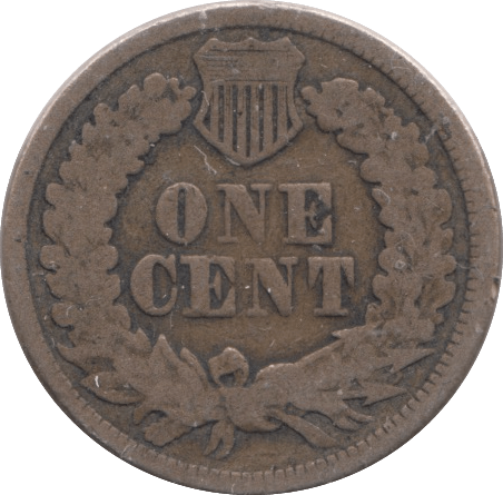 1863 USA ONE CENT - WORLD COINS - Cambridgeshire Coins