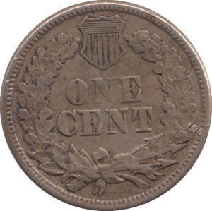 1863 USA ONE CENT - WORLD COINS - Cambridgeshire Coins