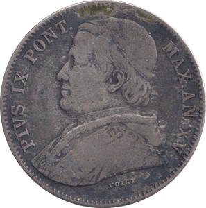 1864 20 BAIOCCHI VATICAN CITY - WORLD COINS - Cambridgeshire Coins