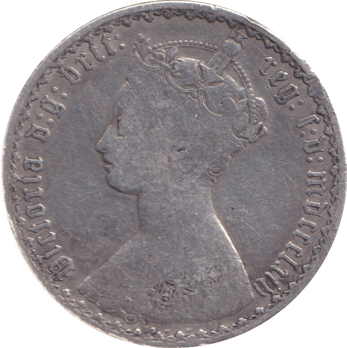 1864 FLORIN ( F ) - FLORIN - Cambridgeshire Coins