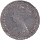 1864 FLORIN ( F ) - FLORIN - Cambridgeshire Coins