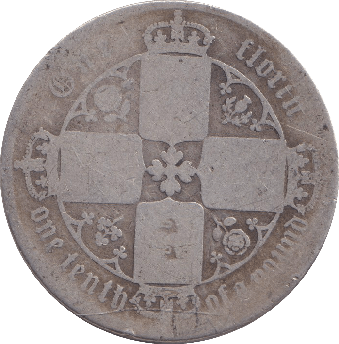 1864 FLORIN ( FAIR ) - FLORIN - Cambridgeshire Coins