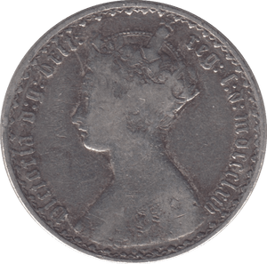 1864 FLORIN ( FINE ) - FLORIN - Cambridgeshire Coins