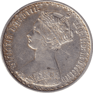 1864 FLORIN ( GVF ) DIE 45 - FLORIN - Cambridgeshire Coins