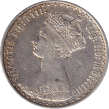 1864 FLORIN ( GVF ) DIE 45 - FLORIN - Cambridgeshire Coins