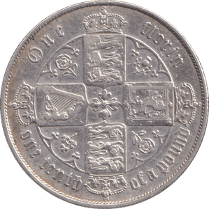 1864 FLORIN ( GVF ) DIE 45 - FLORIN - Cambridgeshire Coins