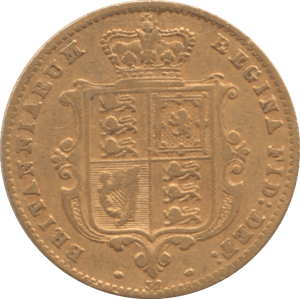 1864 GOLD HALF SOVEREIGN ( VF ) DIE 32 - HALF SOVEREIGN - Cambridgeshire Coins