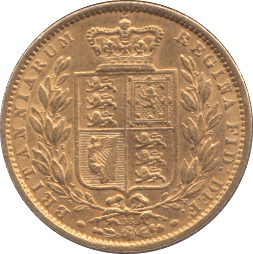 1864 GOLD SOVEREIGN ( GVF ) DIE 38 - SOVEREIGN - Cambridgeshire Coins