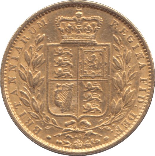 1864 GOLD SOVEREIGN ( GVF ) DIE 48 - SOVEREIGN - Cambridgeshire Coins