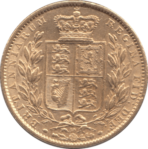 1864 GOLD SOVEREIGN ( GVF ) DIE 50 - SOVEREIGN - Cambridgeshire Coins