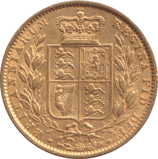 1864 GOLD SOVEREIGN ( GVF ) DIE 74 - SOVEREIGN - Cambridgeshire Coins