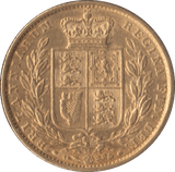 1864 GOLD SOVEREIGN ( GVF ) DIE 85 - SOVEREIGN - Cambridgeshire Coins