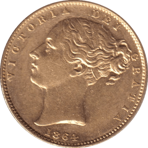 1864 GOLD SOVEREIGN ( GVF ) - SOVEREIGN - Cambridgeshire Coins