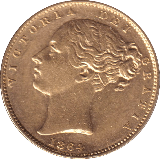 1864 GOLD SOVEREIGN ( GVF ) - SOVEREIGN - Cambridgeshire Coins