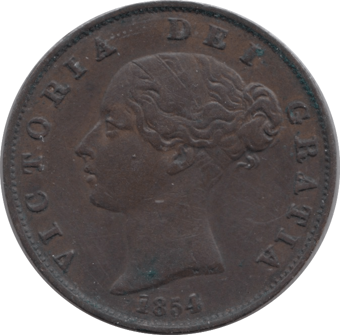 1864 HALFPENNY ( EF ) - Halfpenny - Cambridgeshire Coins
