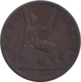 1864 HALFPENNY ( FAIR ) - HALFPENNY - Cambridgeshire Coins