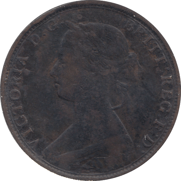 1864 HALFPENNY ( FINE ) - HALFPENNY - Cambridgeshire Coins