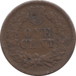1864 ONE CENT USA - WORLD COINS - Cambridgeshire Coins