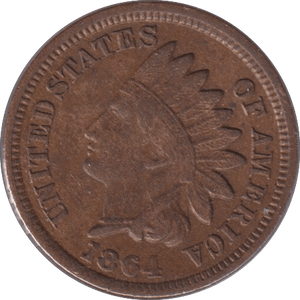 1864 ONE CENT USA - WORLD COINS - Cambridgeshire Coins