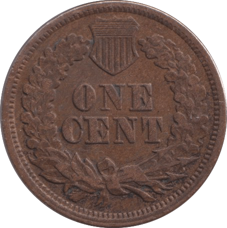 1864 ONE CENT USA - WORLD COINS - Cambridgeshire Coins