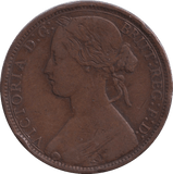 1864 PENNY ( FINE ) - PENNY - Cambridgeshire Coins