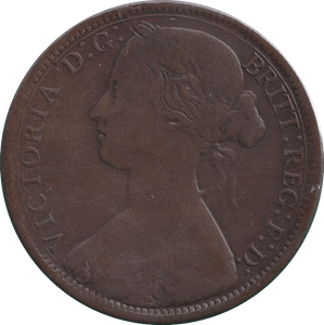 1864 PENNY ( FINE ) - PENNY - Cambridgeshire Coins