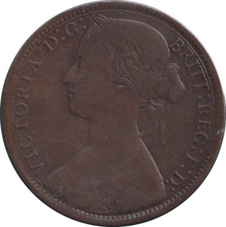 1864 PENNY ( FINE ) - PENNY - Cambridgeshire Coins