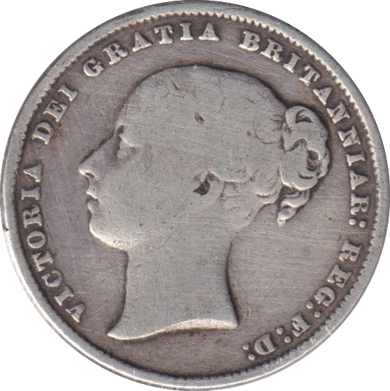 1864 SHILLING ( GF ) - SHILLING - Cambridgeshire Coins