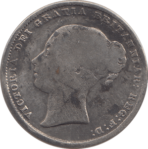1864 SHILLING ( NF ) - SHILLING - Cambridgeshire Coins